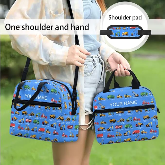 4Pcs Cars Blue School Backpack 17" Boys Bookbag with Lunch Box Kids Book Backpacks Set for Elementary Preschool Kindergarten Girls Daypack Knapsack Rucksack Pen Water Bottle Bag - Image 3