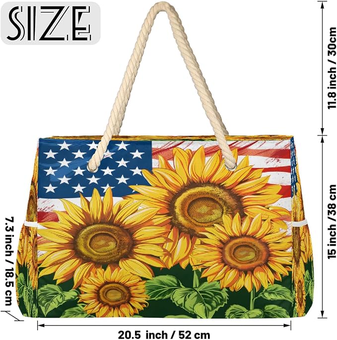 Large Beach Bag with Zipper Beach Bags for Women Water Resistant Swim Pool Bag - Image 4