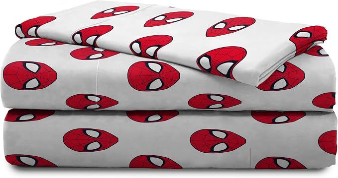 Jay Franco Marvel Spiderman Kids Twin Sheet Set 3 Piece Deep Pocket Bed Sheets, Super Soft Microfiber, Fade Resistant, Machine Washable - Officially Licensed Superhero Bedding for Boys, Red - Image 7