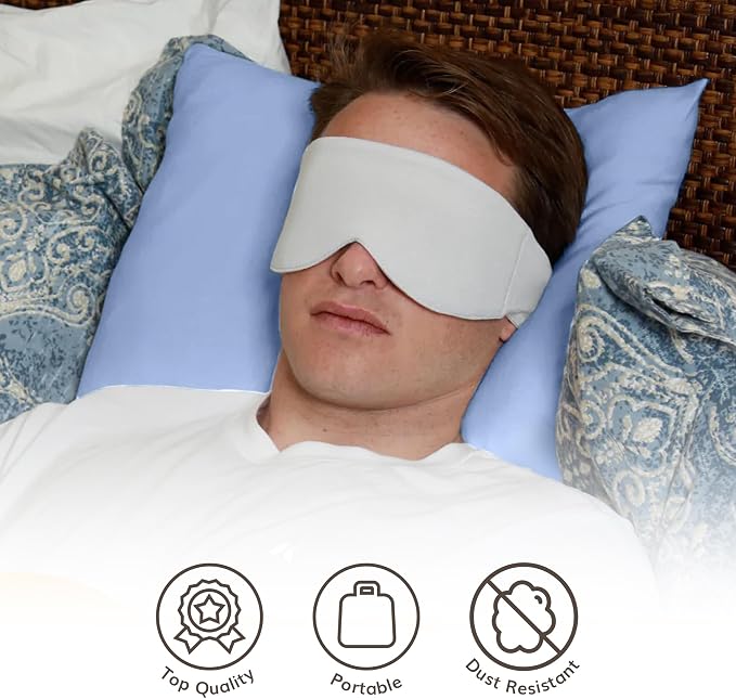 Happyluxe Travel Pillow for Long Flights - Soft, Small, Alternative to Down and Memory Foam. 17 x 13in - Made in The USA, Serenity Blue Airplane Pillow for Adults Sleeping, Camping or Nap - Image 7