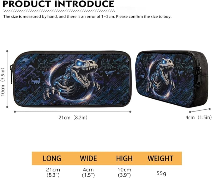 Forchrinse School Backpack for Kids 10-12 Boys Dinosaur Backpacks with Lunch Box Pencil Case 3 Pcs School Bookbag Set for Elementary Middle School Daypack Travel Rucksack - Image 6