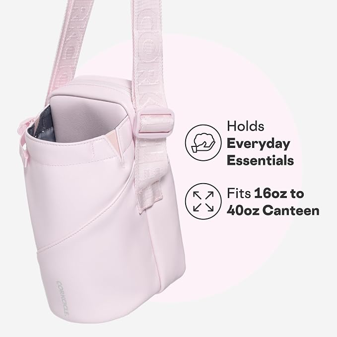Corkcicle Cooler Sling Bag Crossbody Holder, Perfect for Holding 16 oz - 40 oz Canteen Water Bottle - Image 3