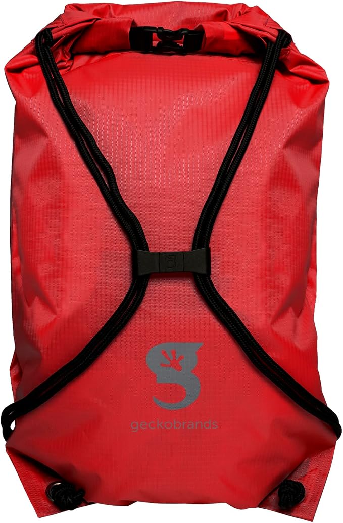 geckobrands Embark 10L Drawstring Backpack – Waterproof, Lightweight Dry Bag for Beach, Hiking, and Light Water Activities - Image 2