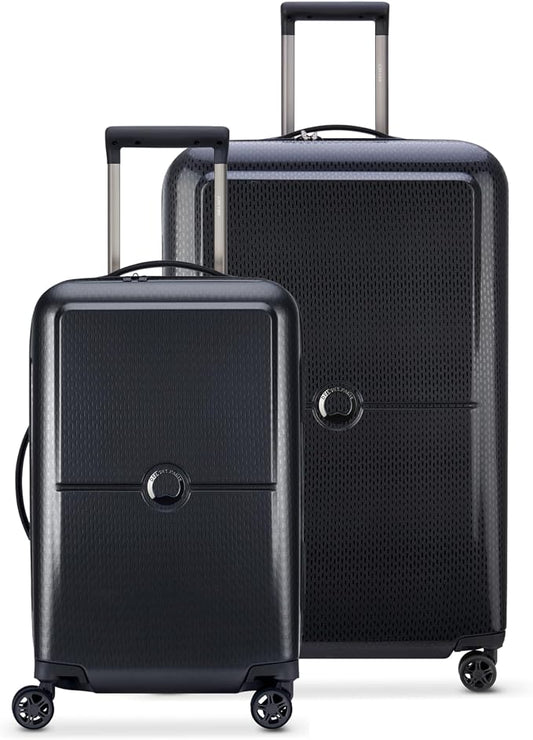 DELSEY PARIS Turenne Hardside Luggage with Spinner Wheels, Black, 2-Piece Set (19/27) by DelseyParisLuggage