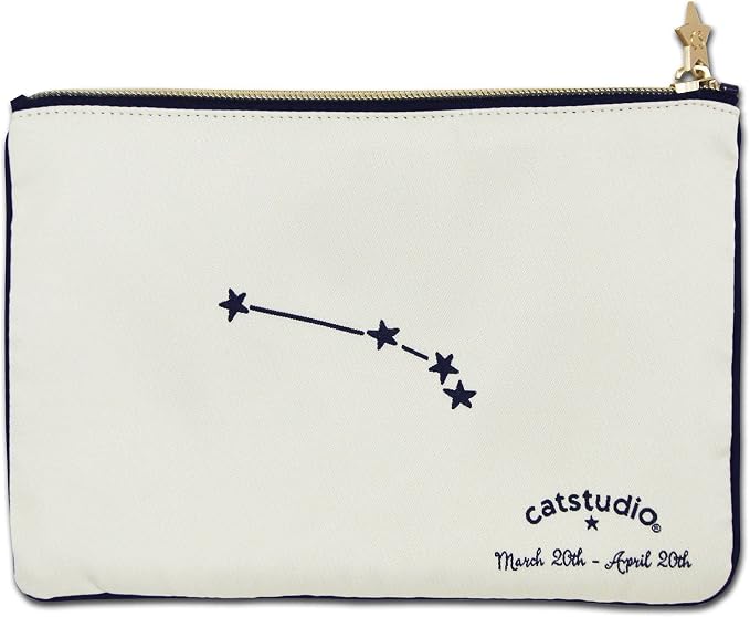 Catstudio Astrology Zipper Pouch, 5x7 Travel Toiletry Bag, Makeup Bag, Dog Treat Pouch, or Travel Purse - Image 2