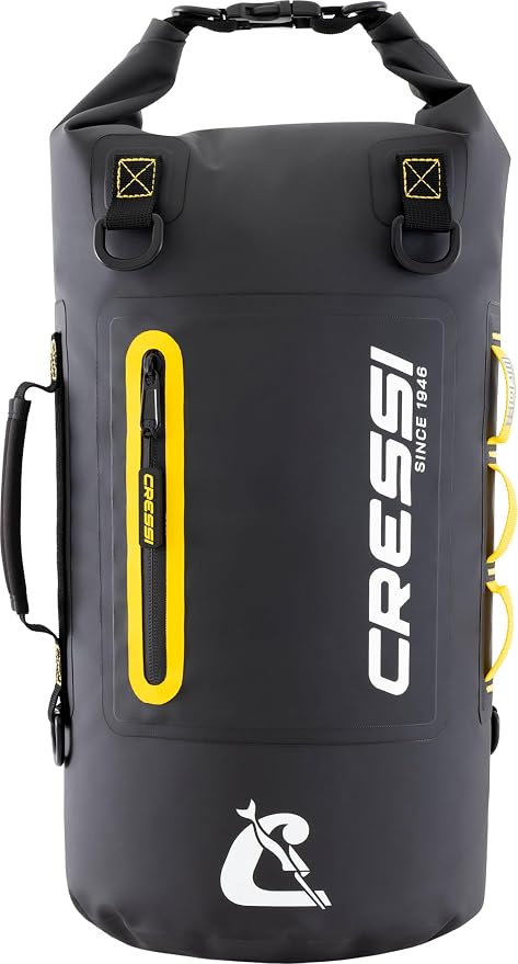 Cressi Ocelot Dry Bag – Water-Resistant Gear Protection with Carry Straps for Swim and Outdoor Activities - Designed in Italy by Unknown