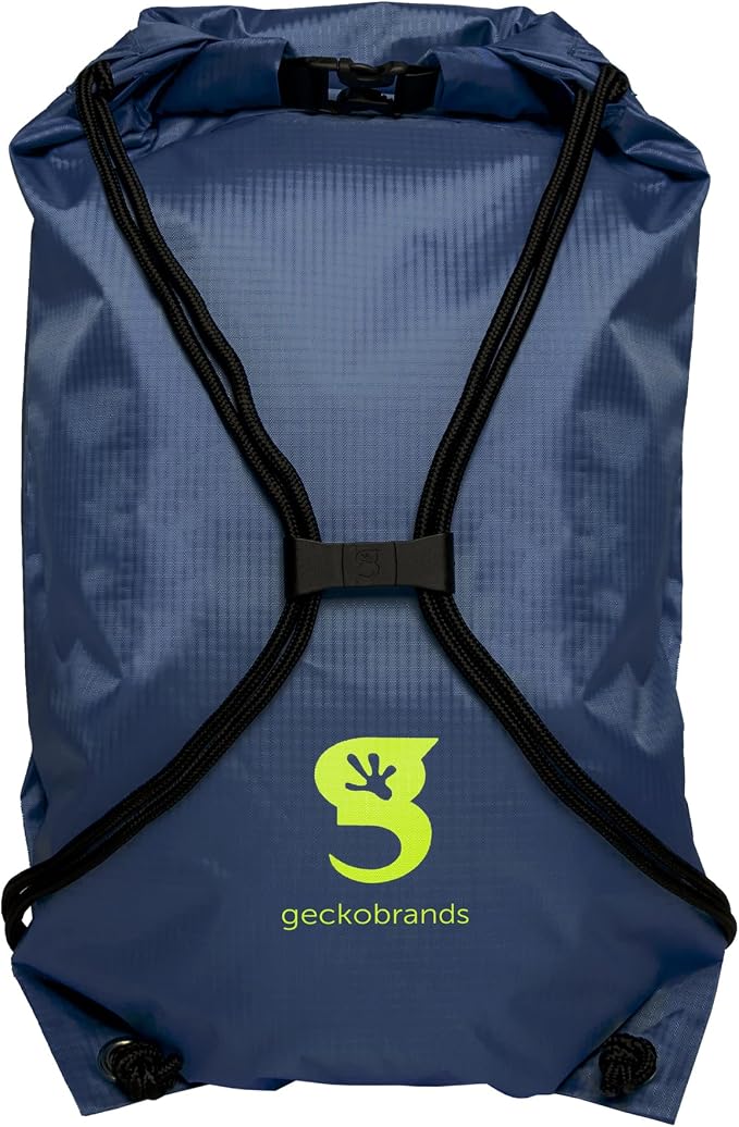 geckobrands Embark 10L Drawstring Backpack – Waterproof, Lightweight Dry Bag for Beach, Hiking, and Light Water Activities - Image 2