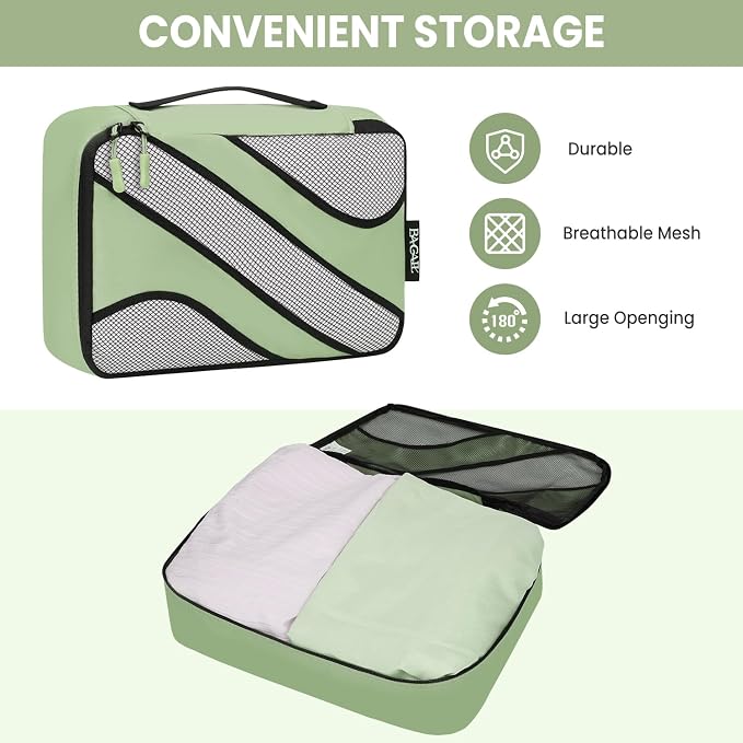 BAGAIL 6 Set Packing Cubes,Travel Luggage Packing Organizers - Image 5