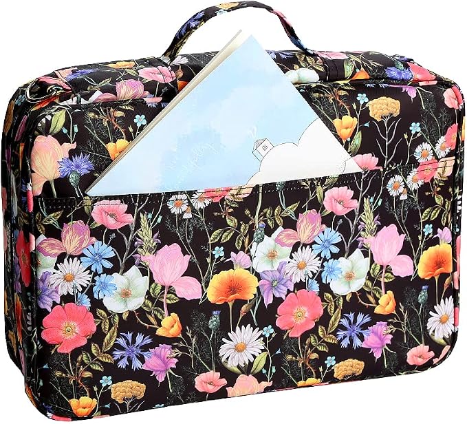 Lbxgap Portable Colored Pencil Case Holds 480 lots Pencils or 320 to 328 Gel Pens Large Capacity Pencil Organizer with Handle Strap Handy for Colored Pencils & Gel Pen - Image 5