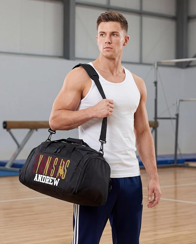 Personalized Men’s Gymnastics Duffel Bag – Custom Name & Team Colors Gym Bag for Boys Gymnast – Athlete Gear Bag for Practice, Meets & Travel - Image 7