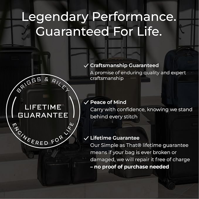 Briggs & Riley Carry On Compression Packing Cube Set - Bag Organizer for Suitcase & Luggage, Travel Essentials for Women & Men, Pack Accessories for Vacation, Maximize Storage Space - 3-Piece, Black - Image 7