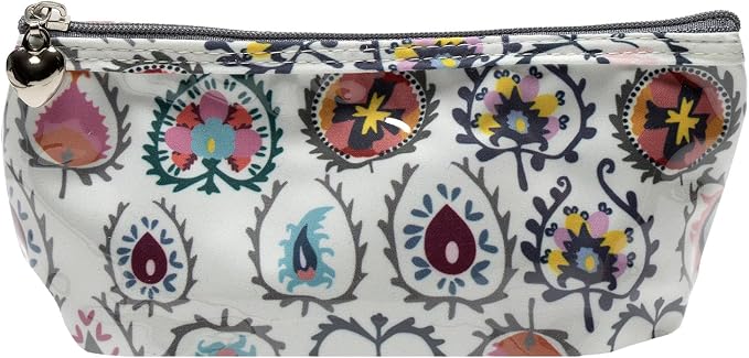 Jacaranda Living Extra Small Cosmetic Bag - Water-Resistant, PVC-Lined - Wild Things by JacarandaLiving