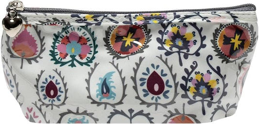 Jacaranda Living Extra Small Cosmetic Bag - Water-Resistant, PVC-Lined - Wild Things by JacarandaLiving