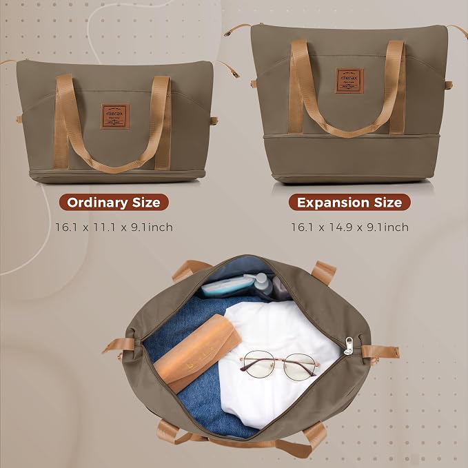 Hardside Luggage Sets, Lightweight Suitcase with Spinner Wheels, Brown Pattern - Image 6