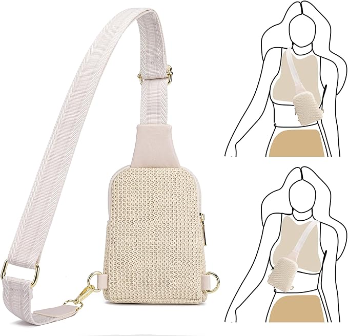 INICAT Straw Crossbody Bags Beach Gifts Small Sling Bag Summer Vacation Essentials Hawaiian Accessories Rattan Purses Women