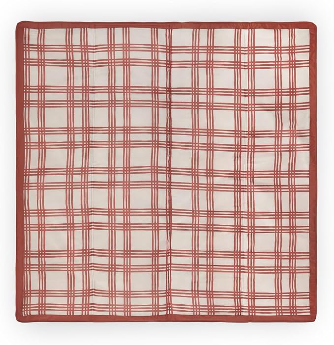 Little Unicorn 5'x10' XL Outdoor Family Picnic & Beach Blanket | Durable & Water-Resistant Fabric | Compact Fold & Easily Wipes Clean | Zipper Pocket (Picnic Plaid) - Image 2