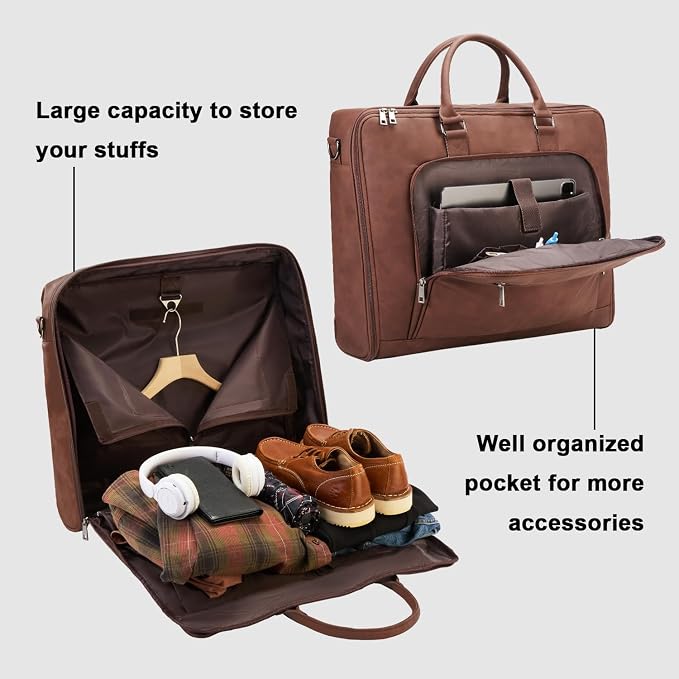 Garment Bag for Travel Large Carry on Garment Bags Men Women | Garment Suitcase Bags - Image 4