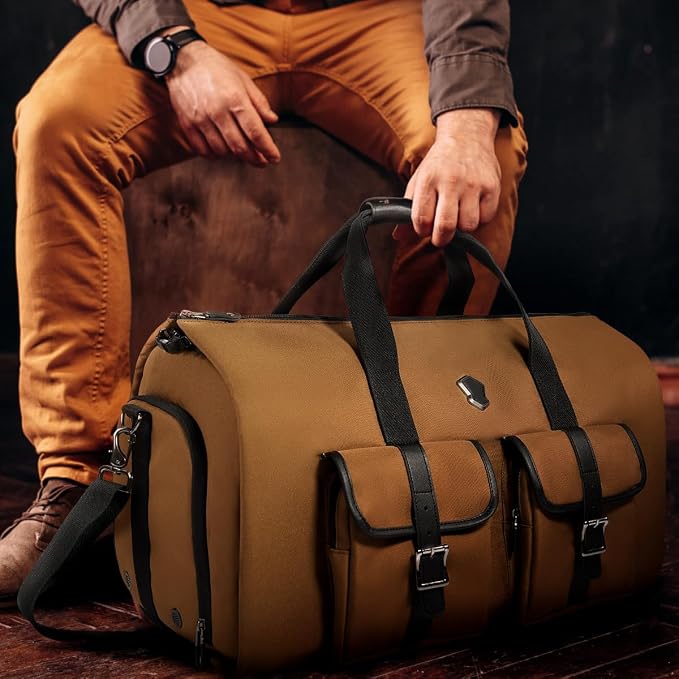 WELKINLAND 48H Garment Duffle Bags For Travel, 3-Suit Garment Bag Travel | 62L Convertible Garment Bag for Travel, Carry On Garment Duffle Bag, Boardable Suit Duffle Bag, Carry Garment Bag Airplane - Image 3