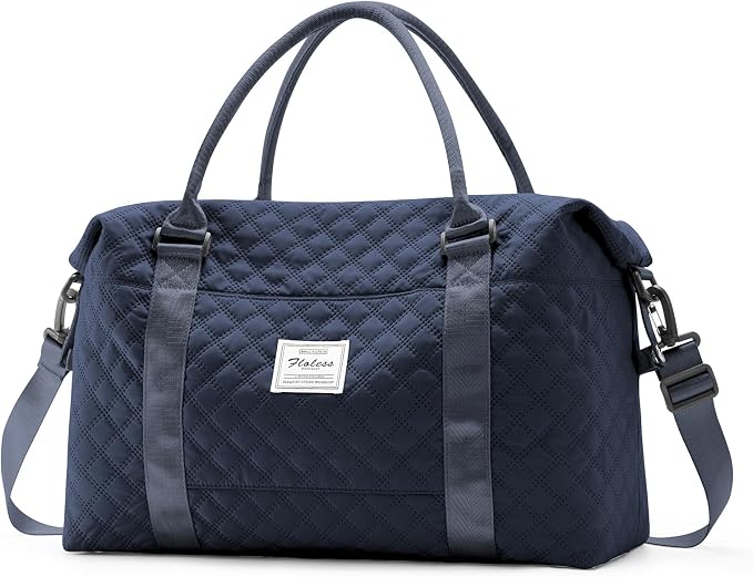 Travel Duffel Bag, Carry On Overnight Weekender Bags for Women | Travel Bag with Wet Pocket & Trolley Sleeve, For Spirit Airlines 18x14x8 Personal Item Bag by HYC00