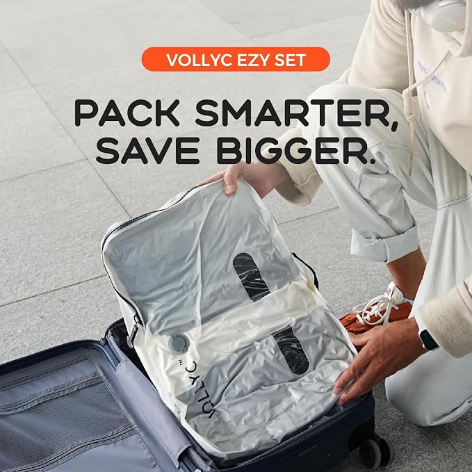 Travel Vacuum Bags with Pump, 25L Large Capacity Vacuum Bags for Travel, IPX7 Waterproof, Travel Essentials Compression Bags for Luggage Backpack Suitcase Home Storage - Image 3