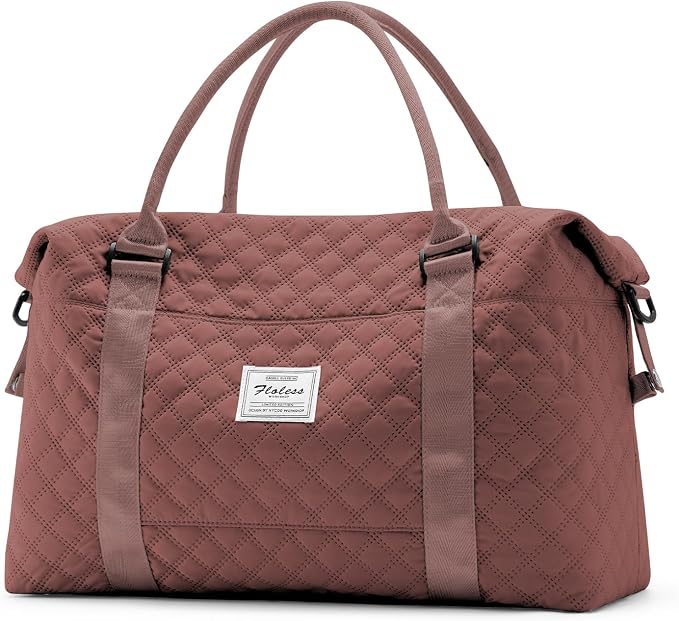 Travel Duffel Bag, Carry On Overnight Weekender Bags for Women | Travel Bag with Wet Pocket & Trolley Sleeve, For Spirit Airlines 18x14x8 Personal Item Bag by HYC00