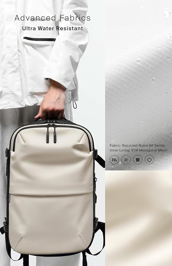 BlackVoyage Vortex Vacuum Seal Travel Backpack 60L Expandable Air Compression System Water Resistant TSA Lock Carry-On - Image 7