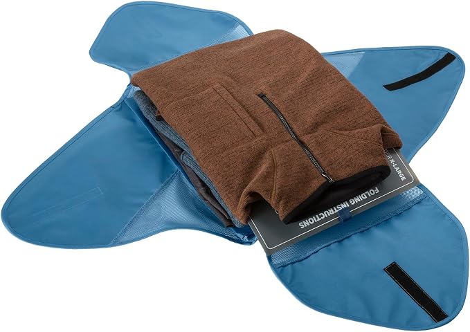 Eagle Creek Pack-It Reveal Garment Folder - Travel Garment Bag with Compression Wings to Maximize Luggage Space - Convenient Top Handle - Quick Drying Material XL Blue Dawn - Image 3
