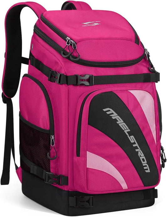 Maelstrom Ski Boot Bag,55L Large Ski Boots Travel Backpack for Men Women,Waterproof Snowboard Boot Bag for Skis Accessories by Maelstrom