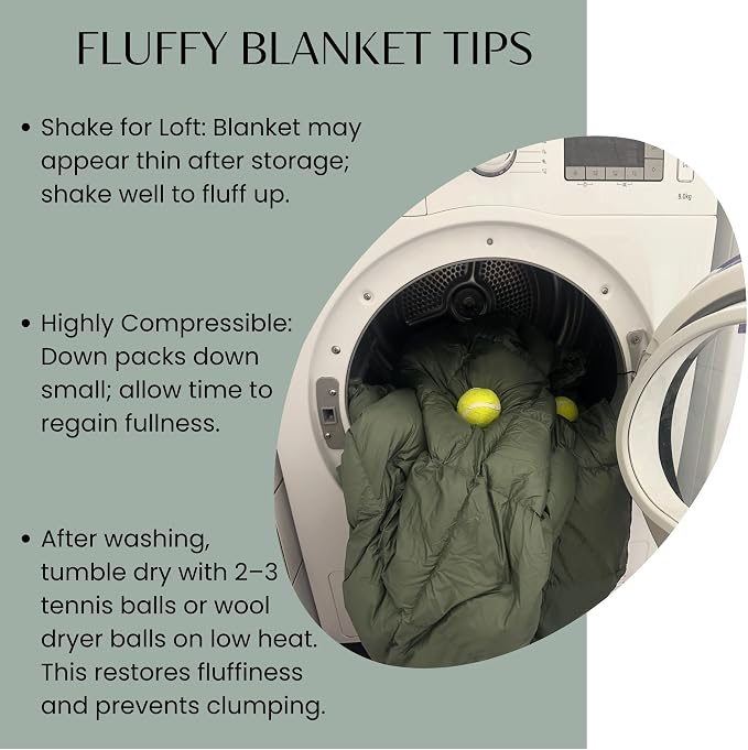 Down Camping Blanket with Footbox – Lightweight, Packable, Water Resistant Backpacking Quilt & Warm Puffy Compact Outdoor Throw – 52x77 with Stuff Sack for Stadium, Hiking & Travel - Image 7
