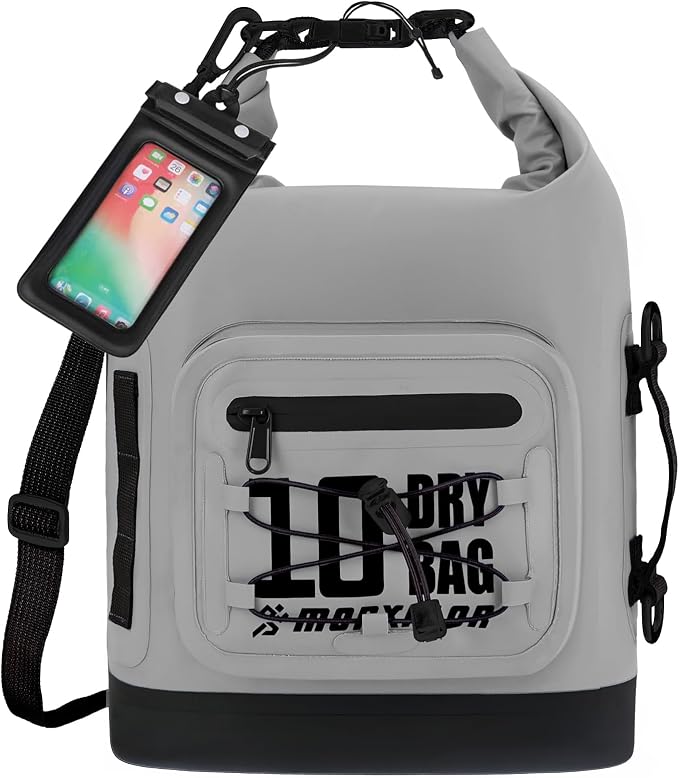 MORXPLOR Dry Bag Waterproof,5L/10L/20L/30L/40L/55L Roll Top Dry Bag Backpack with WaterProof Phone Case for Swim,Kayak by MORXPLOR