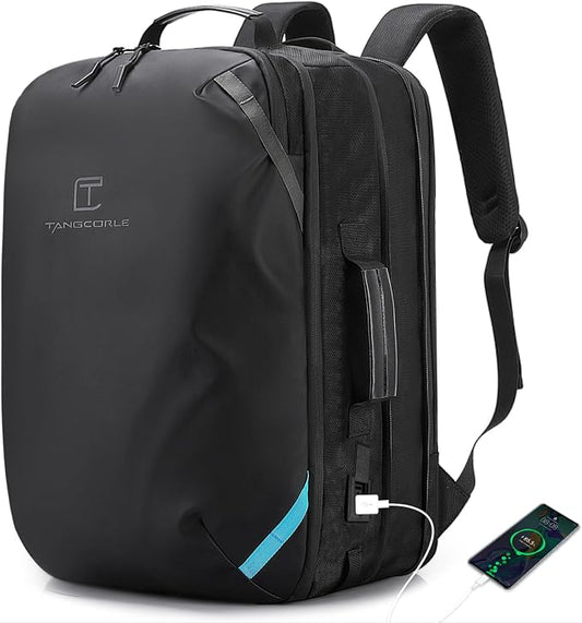 TANGCORLE Vacuum-Compressed Travel Backpack: Expandable, Airline-Approved Laptop Backpack—Unisex Business Backpack by TANGCOREL