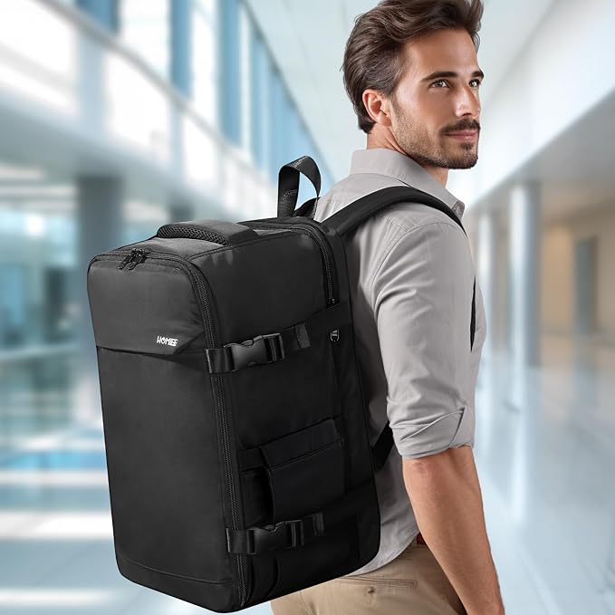 HOMIEE Travel Backpack for Men Women TSA Approved Carry on Backpack | Personal Item Bag Water Resistant Backpack for College Work Gym Hiking - Image 7