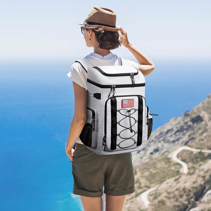Maelstrom 35/50 Can Insulated Backpack Cooler, Leakproof Soft Lunch Ice Bag | Keeps Food Cold For 16h, Peva Liner, Durable Nylon, Ergonomic Padding. Perfect For Men, Women, Camping, Beach, Hiking, Travel - Image 7