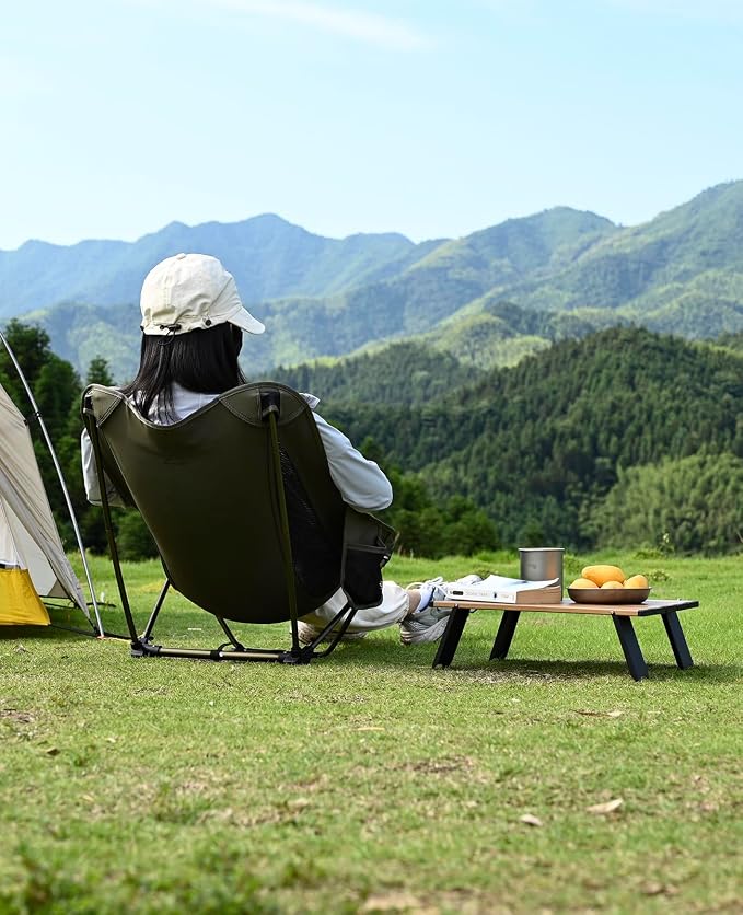 iClimb Ultralight Compact Mini Beach Picnic Folding Alu. Table with Carry Bag, Two Size (Blue - S) - Image 9
