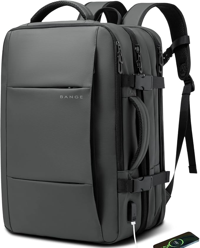 BANGE 35L Carry on Backpack,Travel Backpack for Women Men Airline Approved Gym Backpack Waterproof Business Laptop Daypack… by BANGE