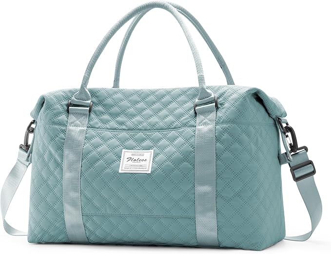 Travel Duffel Bag, Carry On Overnight Weekender Bags for Women | Travel Bag with Wet Pocket & Trolley Sleeve, For Spirit Airlines 18x14x8 Personal Item Bag - Image 9