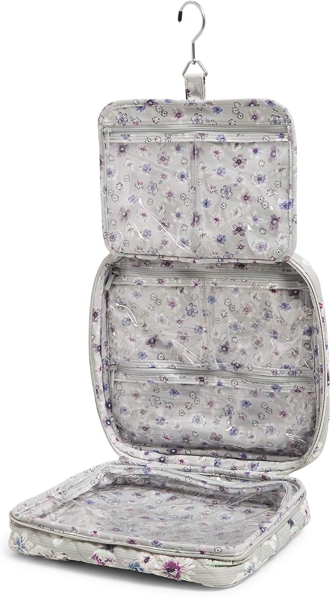 Vera Bradley Women's Performance Twill Zip Hanging Travel Organizer, Park Stripe, One Size - Image 3