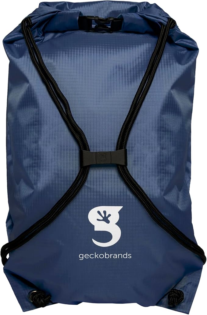 geckobrands Embark 10L Drawstring Backpack – Waterproof, Lightweight Dry Bag for Beach, Hiking, and Light Water Activities - Image 2
