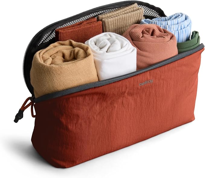 Bellroy Packing Cube 12L (Organizer Packing Pouch with Internal Zip Pocket and Durable, Lightweight Design) - Clay - Image 2