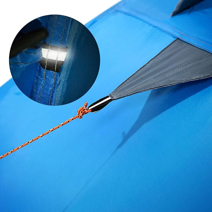 BISINNA 2/4 Person Camping Tent Lightweight Backpacking Tent Waterproof Windproof Two Doors Easy Setup Double Layer Outdoor Tents for Family Camping Hunting Hiking Mountaineering Travel - Image 6
