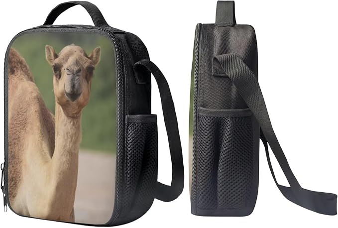 Girls Boys School Backpack with Lunch Box Pencil Case Comfy Padded Lightweight Camel Backpack Set Kids Cute Bookbag Insulated Lunch Bag Student Large Capacity Daypack 17 Inch - Image 4