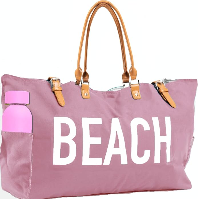 Keho Waterproof Beach Bag with Pockets For Women (Sandproof) by Keho