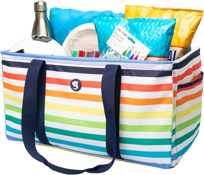geckobrands Large Utility Tote - Durable Multipurpose Bag for Beach, Travel, Shopping & Outdoor Activities - Image 3