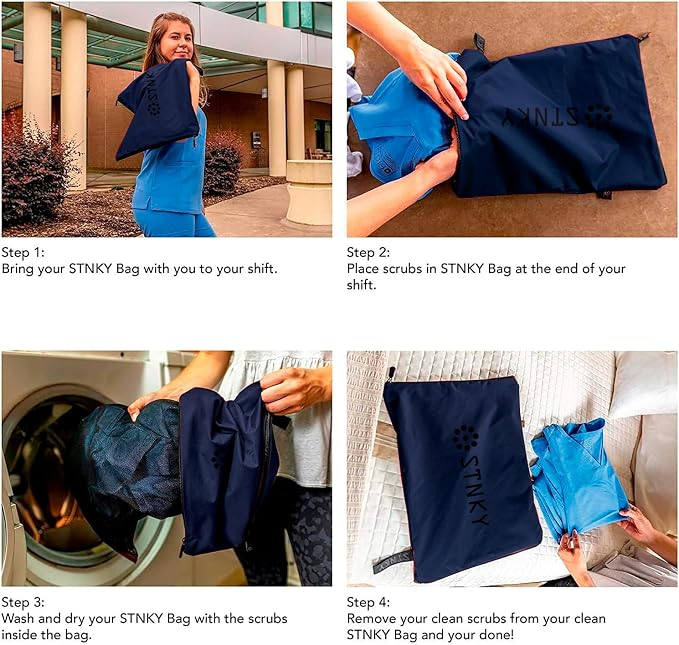 STNKY Bag Pro - Laundry Bag - Wash Bag for Health Workers, Sports, Fitness & Travel - Image 6