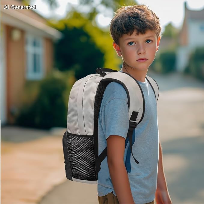 Galloping Horse 4pcs Backpack Set for Boys Bookbag with Lunch Bag & Pen Pouch & Water Bottle Cover Teenage Students Lightweight for School Sport Travel Gifts - Image 3