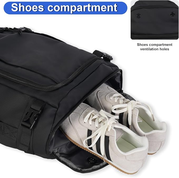 Carry On Travel Backpack Flight Approved Laptop Backpack for Women Men | Personal Item Travel Bag, Casual Weekender Daypack with Wet Pocket for Business, Hiking - Image 4