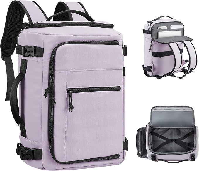 Carry On Travel Backpack Flight Approved Laptop Backpack for Women Men | Personal Item Travel Bag, Casual Weekender Daypack with Wet Pocket for Business, Hiking by TIDALFLASH