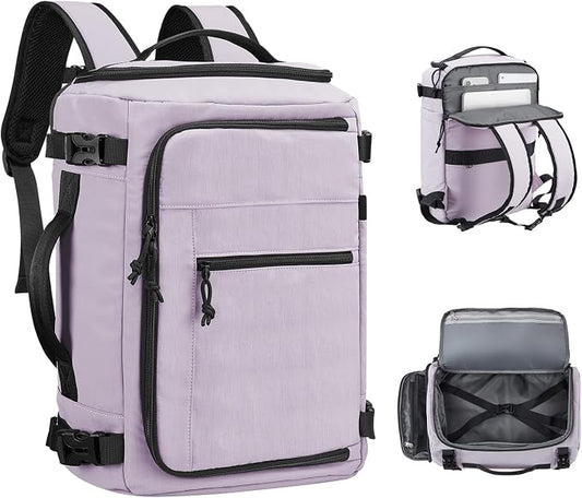 Carry On Travel Backpack Flight Approved Laptop Backpack for Women Men | Personal Item Travel Bag, Casual Weekender Daypack with Wet Pocket for Business, Hiking by TIDALFLASH