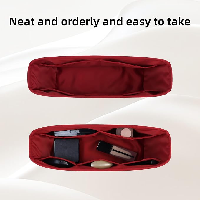 DGAZ Purse Organizer Insert Fits LV Neverfull Mini/PM/MM/GM Bags，Silk Bag Organizer，Luxury Handbag & Tote Shaper（PM） - Image 5