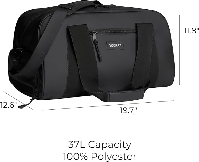 Vooray Burner Duffel Bag - 23L Small Gym Bag for Women and Men with Shoe Compartment, Lightweight Travel Duffel for Training, Sports, Overnight Use - Image 3